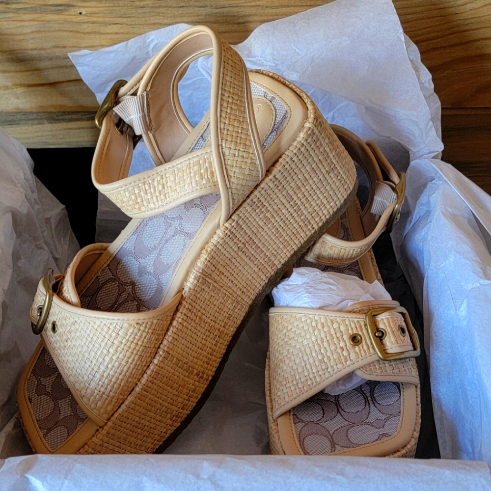 Coach Wedge Sandles
